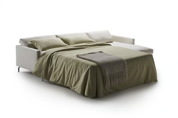 DAVE - 3 seater fabric sofa bed with chaise longue by Milano Bedding - view 3
